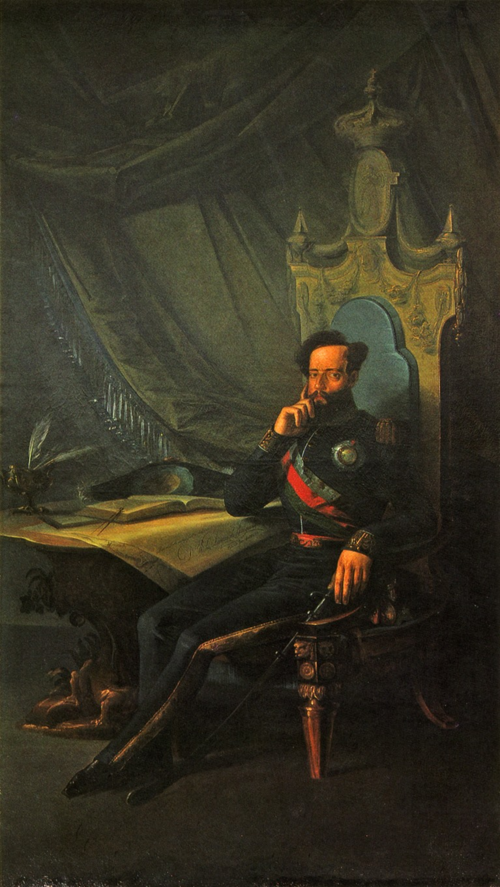 Retrato de D. Pedro IV de Portugal, 1833, João Baptista Ribeiro