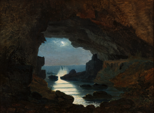 Boca do Inferno in Cascais, 1863, João Cristino da Silva