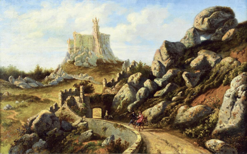 The Road to Pena., 1850, João Cristino da Silva