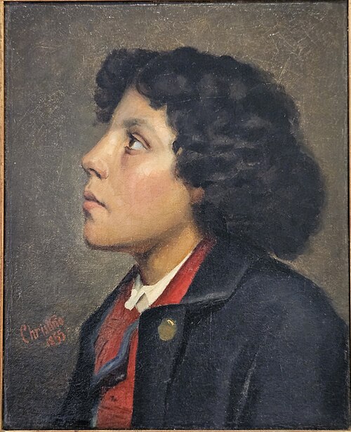 Sem Título (Cabeça de Rapaz), 1855, João Cristino da Silva