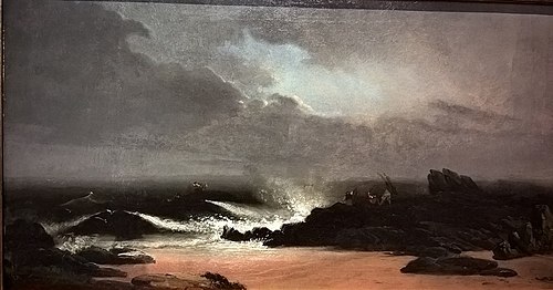 Maritime landscape, 1855, João Cristino da Silva
