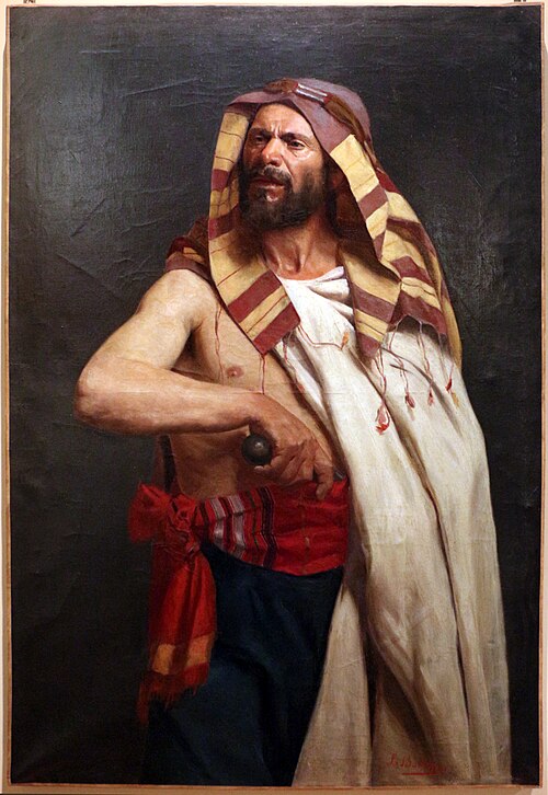 Arab warrior, 1888, Leopoldo Battistini
