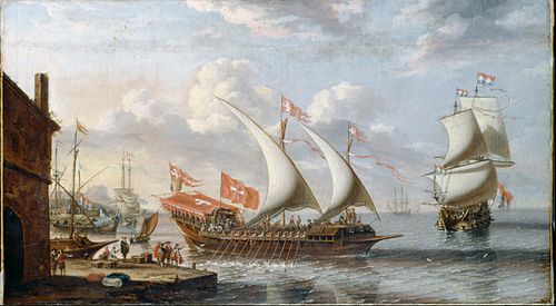 A Galley of Malta, 1680, Laureys a Castro