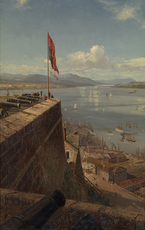 The King's Bastion, Quebec, 1881, Lucius Richard O'Brien