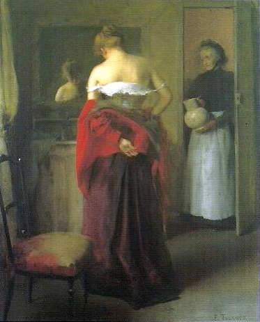 A woman at her toilet., 1897, Étienne Tournès