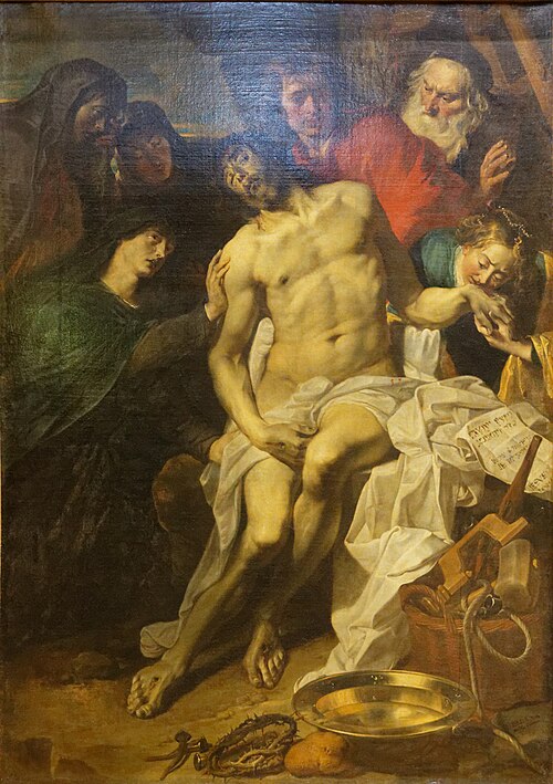 Christ deposé de la croix, 1637, Pieter van Mol