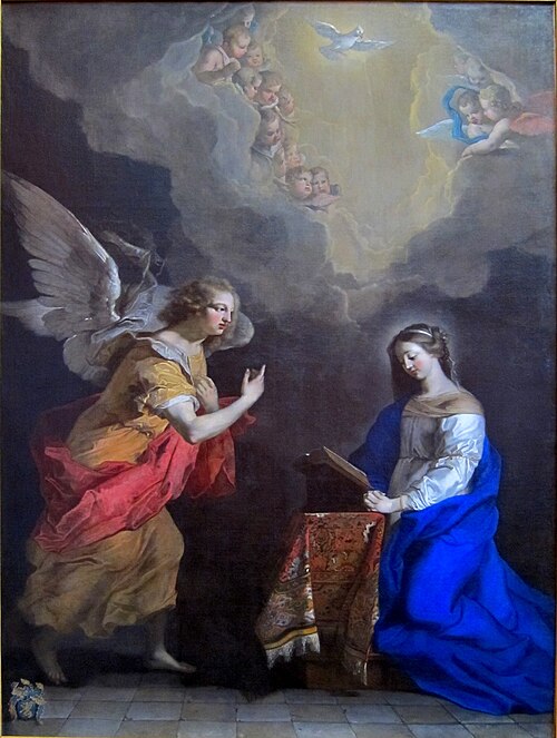 L'Annonciation, 1700, Pieter van Mol
