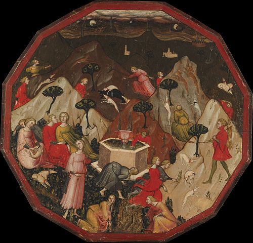 Ameto's Discovery of the Nymphs, 1410, Master of 1416