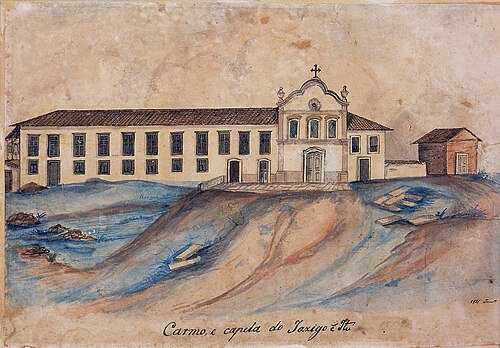 Carmo e Capela do Jazigo, 1841, Miguelzinho Dutra