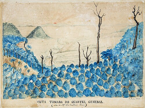 Vista tomada do Quartel (Sítio do Alferes Caetano Rosas), 1846, Miguelzinho Dutra
