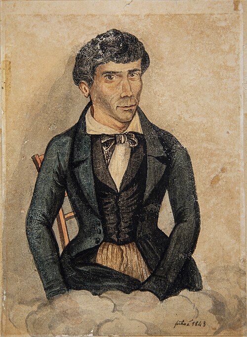 Tipo ituano (2) figura, 1843, Miguelzinho Dutra