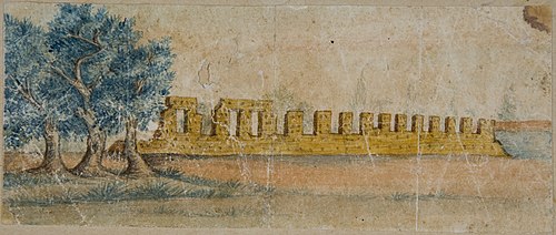 Ruínas de Santo André da Borda do Campo, 1835, Miguelzinho Dutra