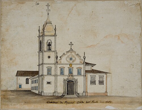 Catedral em São Paulo, 1847, Miguelzinho Dutra