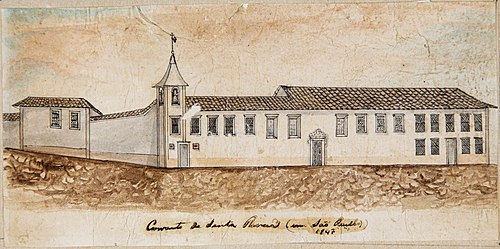 Convento de Santa Tereza em São Paulo, 1847, Miguelzinho Dutra