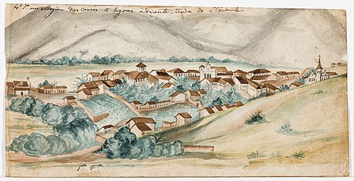 4º descanso em Mogin das cruses 5 legoas adiante, tirada do Occidente, 1840, Miguelzinho Dutra