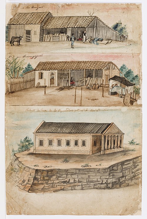 Descanso no Rio Parangava, 1840, Miguelzinho Dutra
