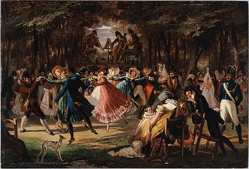 Bal public, 1818, John James Chalon