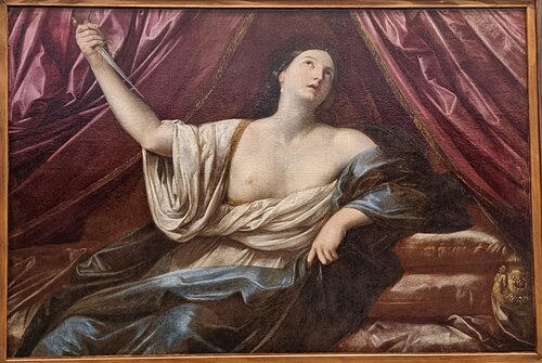 Lucrèce se donnant la mort, , Giovanni Giacomo Sementi