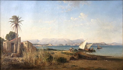 Rade de Toulon, vue des Sablettes, , Vincent Courdouan