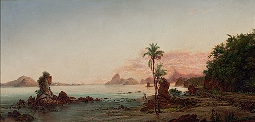 Retreat in Icaraí Beach, 1888, Nicola Antonio Facchinetti