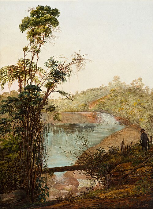 Cascata de Itamaraty em Petrópolis, 1869, Nicola Antonio Facchinetti