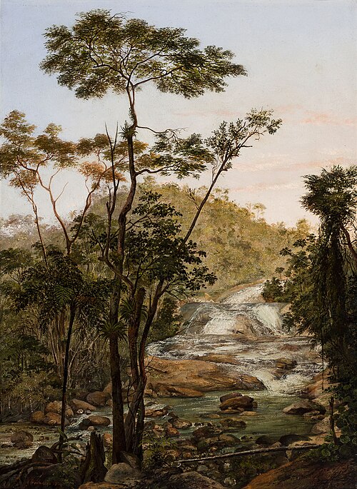 Cascata dos Bulhões (atribuído), 1869, Nicola Antonio Facchinetti