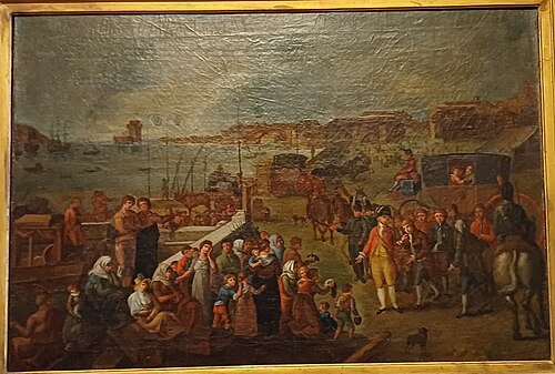Embarque do Príncipe Regente para o Brasil, 1807, Nicolas-Louis-Albert Delerive