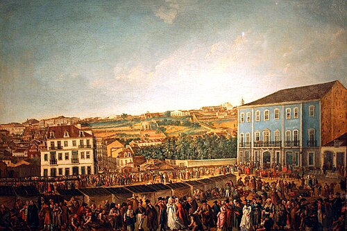 Praça da Alegria, 1800, Nicolas-Louis-Albert Delerive