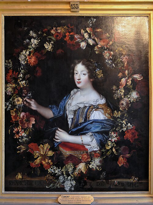 Portrait de Françoise Angélique de la Mothe Houdancourt, duchesse d'Aumont, 1674, Juste d'Egmont