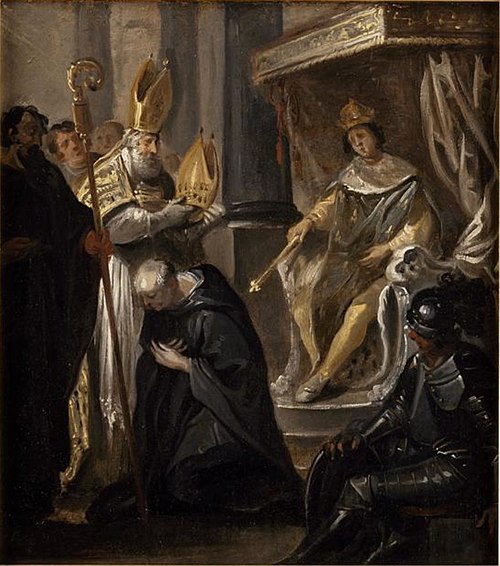 Suger is made abbot of Saint-Denis, 1630, Juste d'Egmont