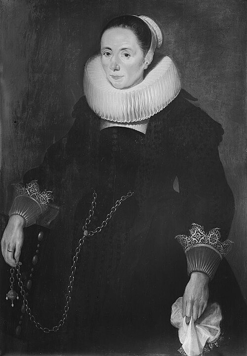 Bildnis einer jungen Frau, 1637, Juste d'Egmont
