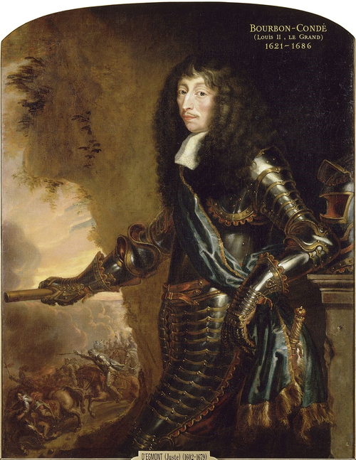 Portrait de Louis II, prince de Bourbon, surnommé le Grand Condé, 1656, Juste d'Egmont