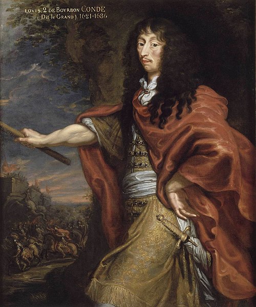 Portrait de Louis II, prince de Bourbon, surnommé le Grand Condé, 1650, Juste d'Egmont