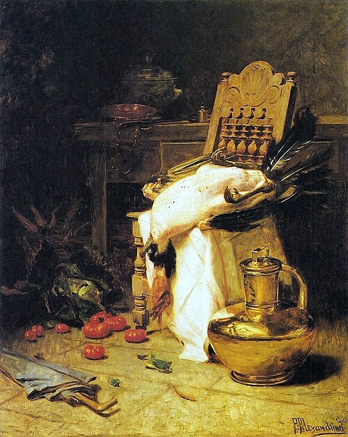 Plucked turkey, 1903, Pedro Alexandrino