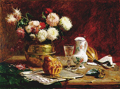 Flowers and candies, 1899, Pedro Alexandrino