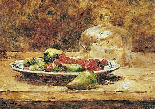 Still life - Pears and strawberries, , Pedro Alexandrino