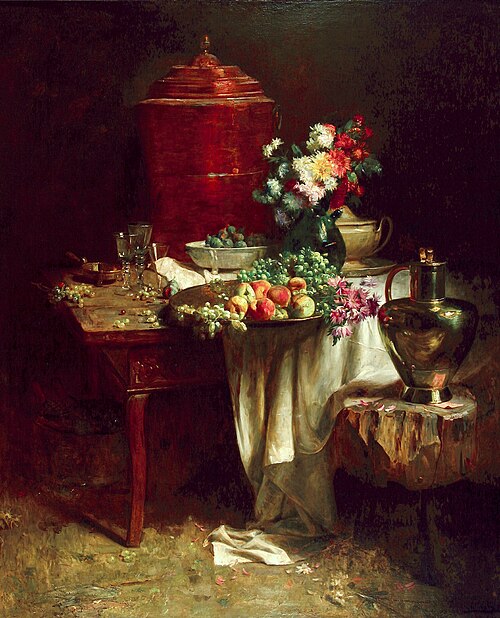 Dining room, 1897, Pedro Alexandrino