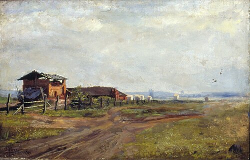 Paisagem - Olaria, 1894, Pedro Alexandrino