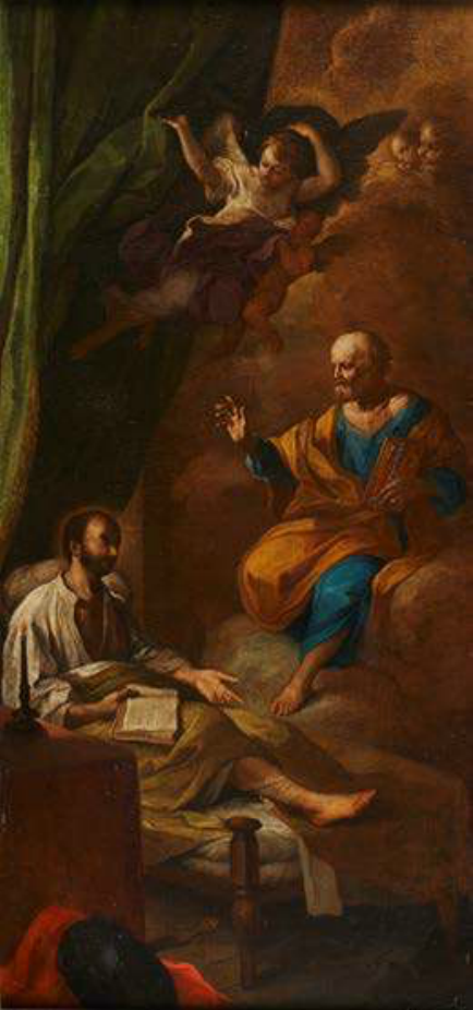 Cena com visão de São Pedro, 1800, Pedro Alexandrino de Carvalho