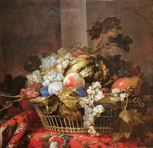 Corbeille de fruits, 1601, Pieter van Boucle