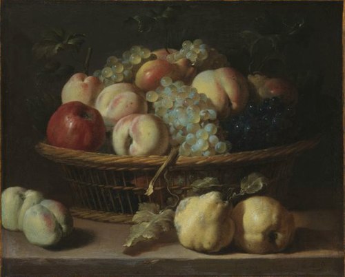 Basket of Fruit, 1649, Pieter van Boucle