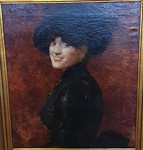 Senhora de preto, 1884, Ramalho Júnior