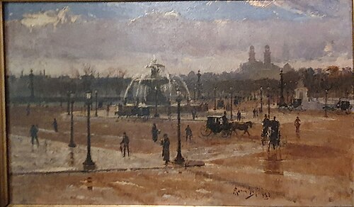 Praça da Concórdia, 1883, António Ramalho