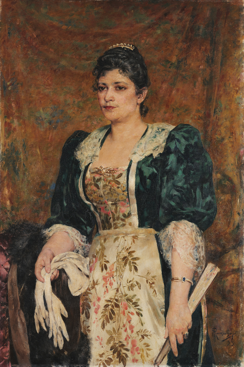 Retrato da actriz Virgínia, 1893, António Ramalho