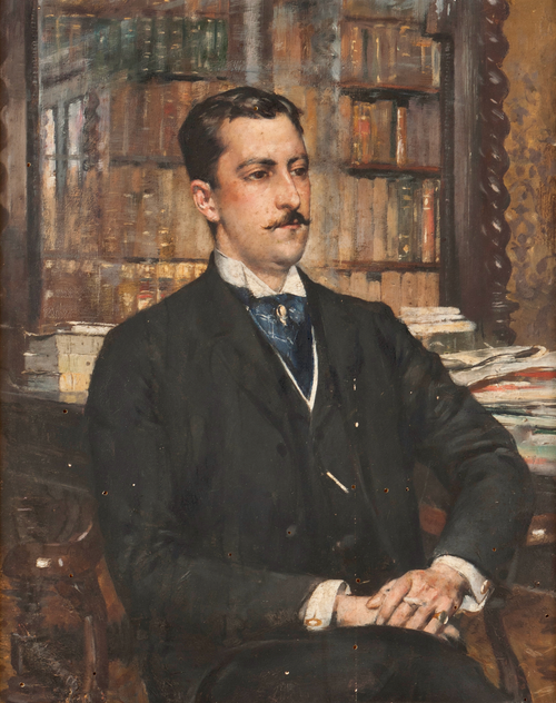 Retrato do Marquês da Praia e Monforte, 1900, António Ramalho