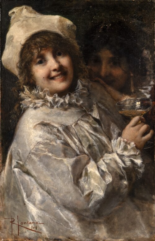 Pierrot, 1881, Roberto Fontana