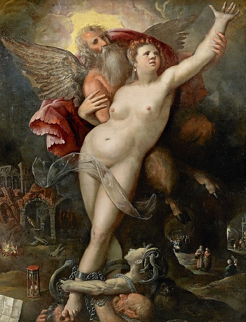Allegory of Time revealing Truth, 1596, Gillis Coignet