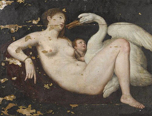 Leda and the swan, 1592, Gillis Coignet