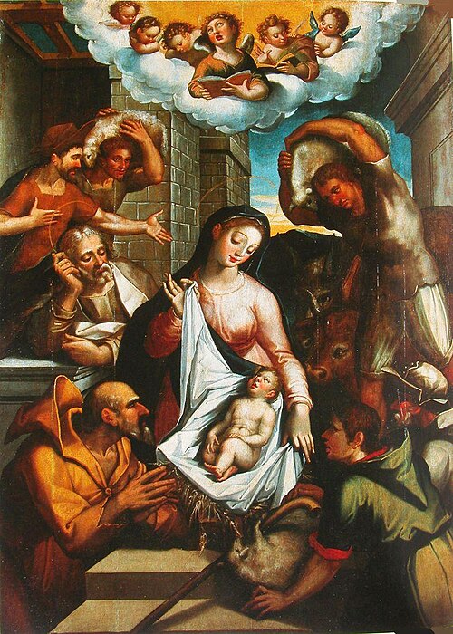 Adoração dos Pastores, 1595, Simão Rodrigues
