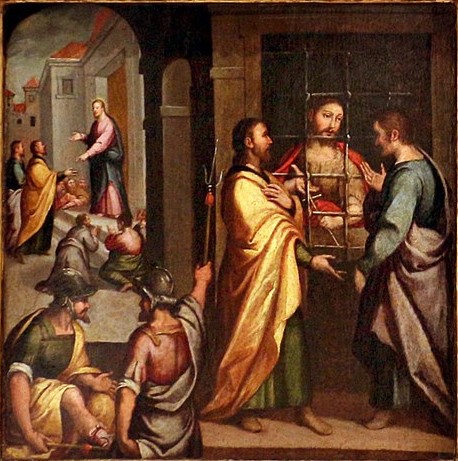 Imprisonment of St John the Baptist, 1590, Simão Rodrigues